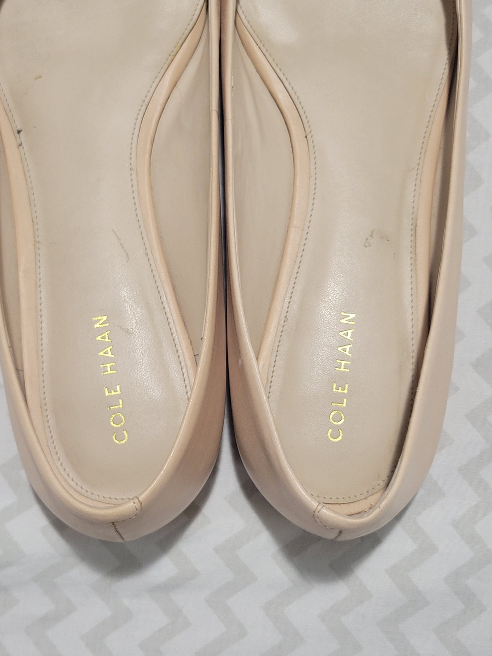 Cole Haan Blush Bow Pointed-Toe Flats Sz 9B - Picture 4 of 16
